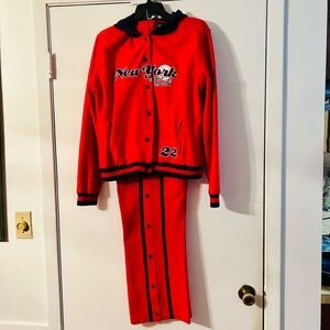BABE SCORE original Flava Red New York Tracksuit